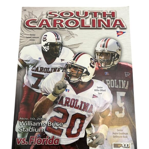 South Carolina Gamecock Vintage Football Programs Oct and Nov 2001 Homecoming - Picture 4 of 5